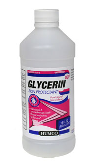 Humco Liquid Protectant Glycerin 99.5% 16oz 12Bt/Ca